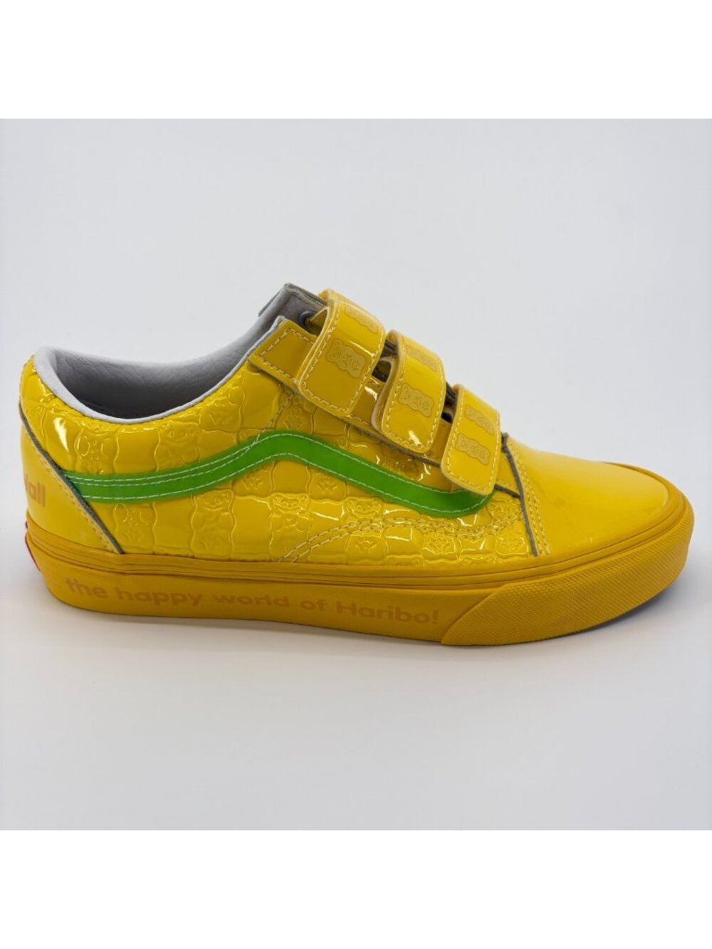 Vans x Haribo Goldbears Old Skool V Womens Size 7 Yellow Athletic Shoes Sneakers